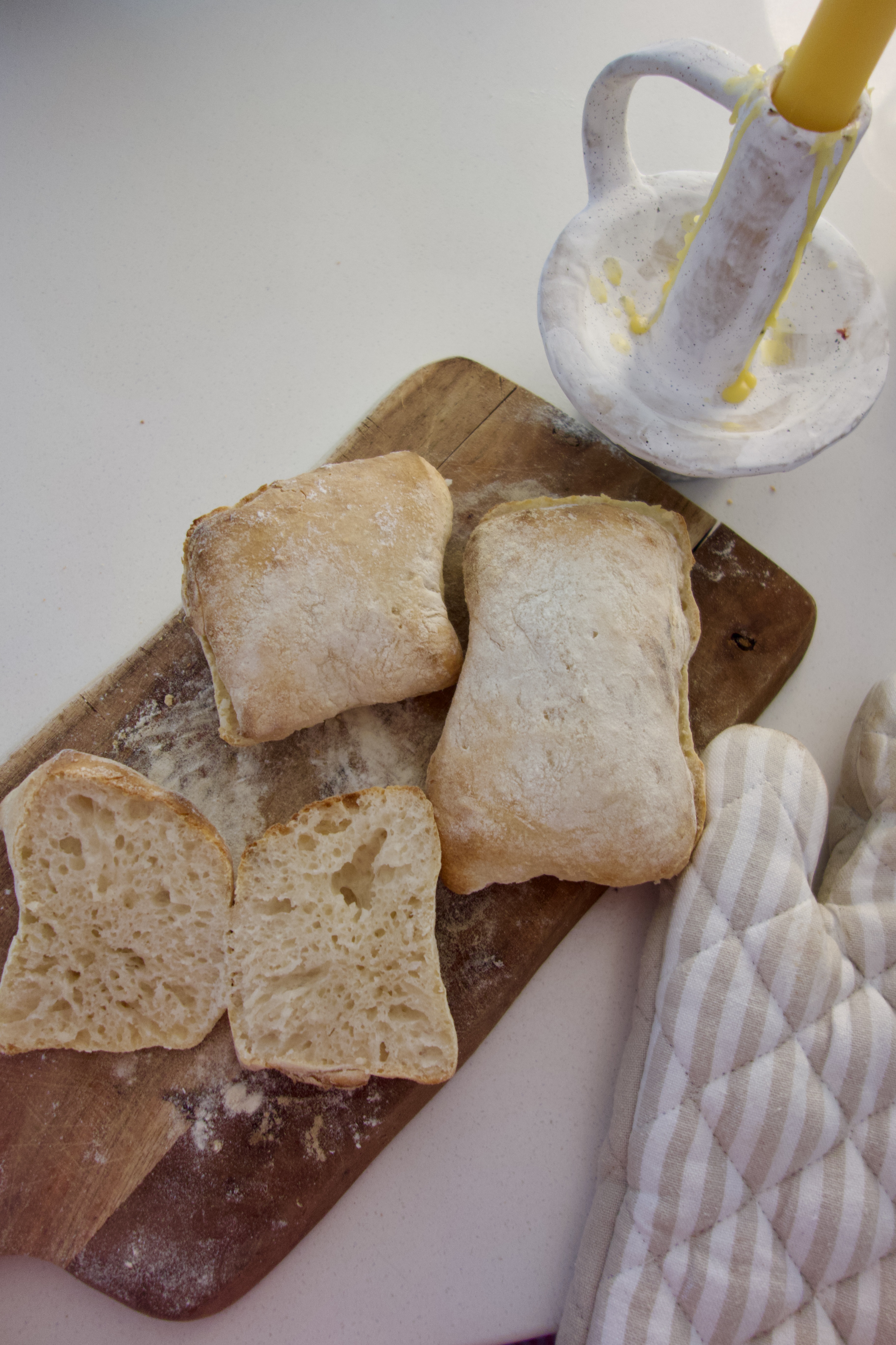Easy Sourdough Ciabatta (No Kneading, No Fuss)