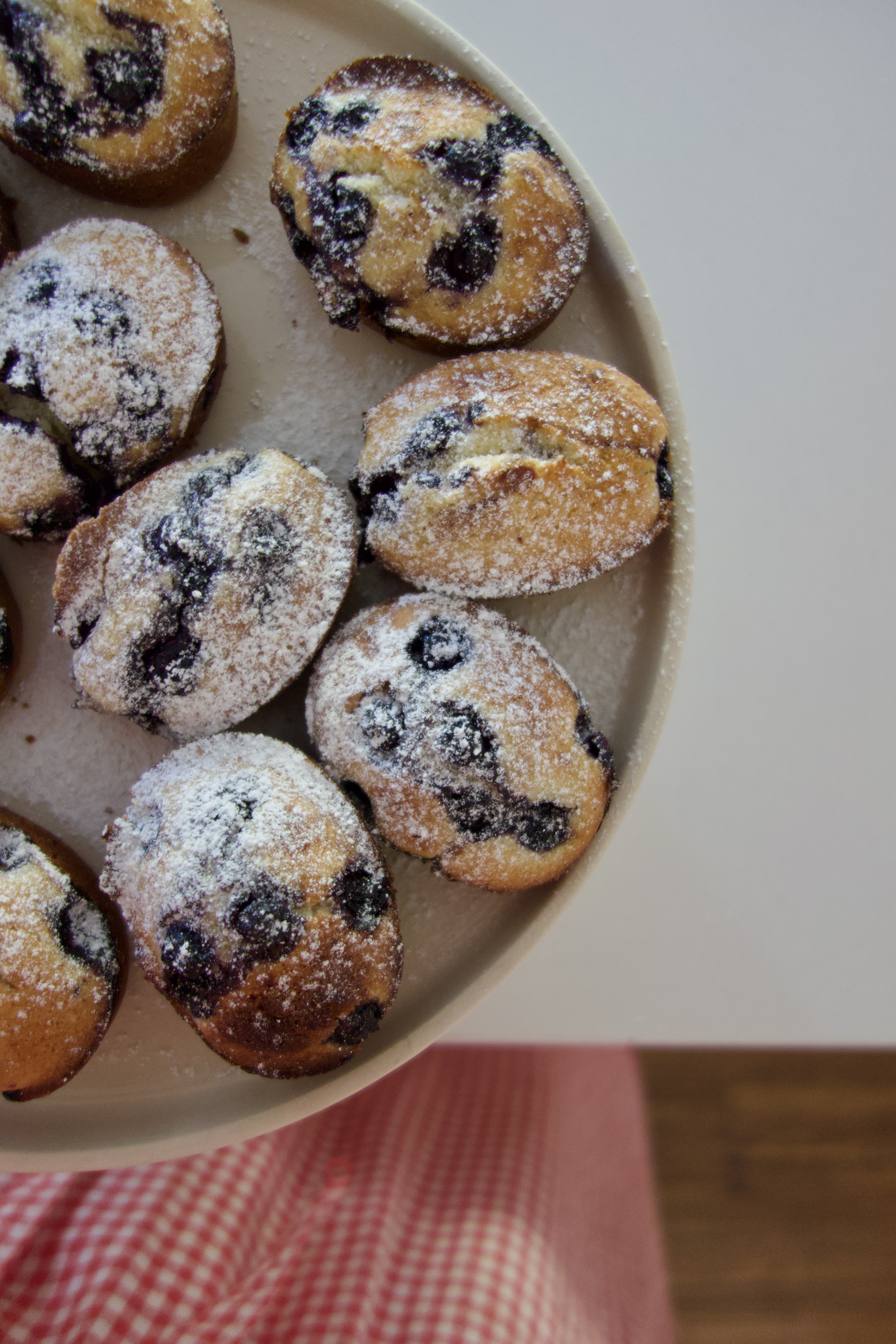 Easy Lemon & Blueberry Friands