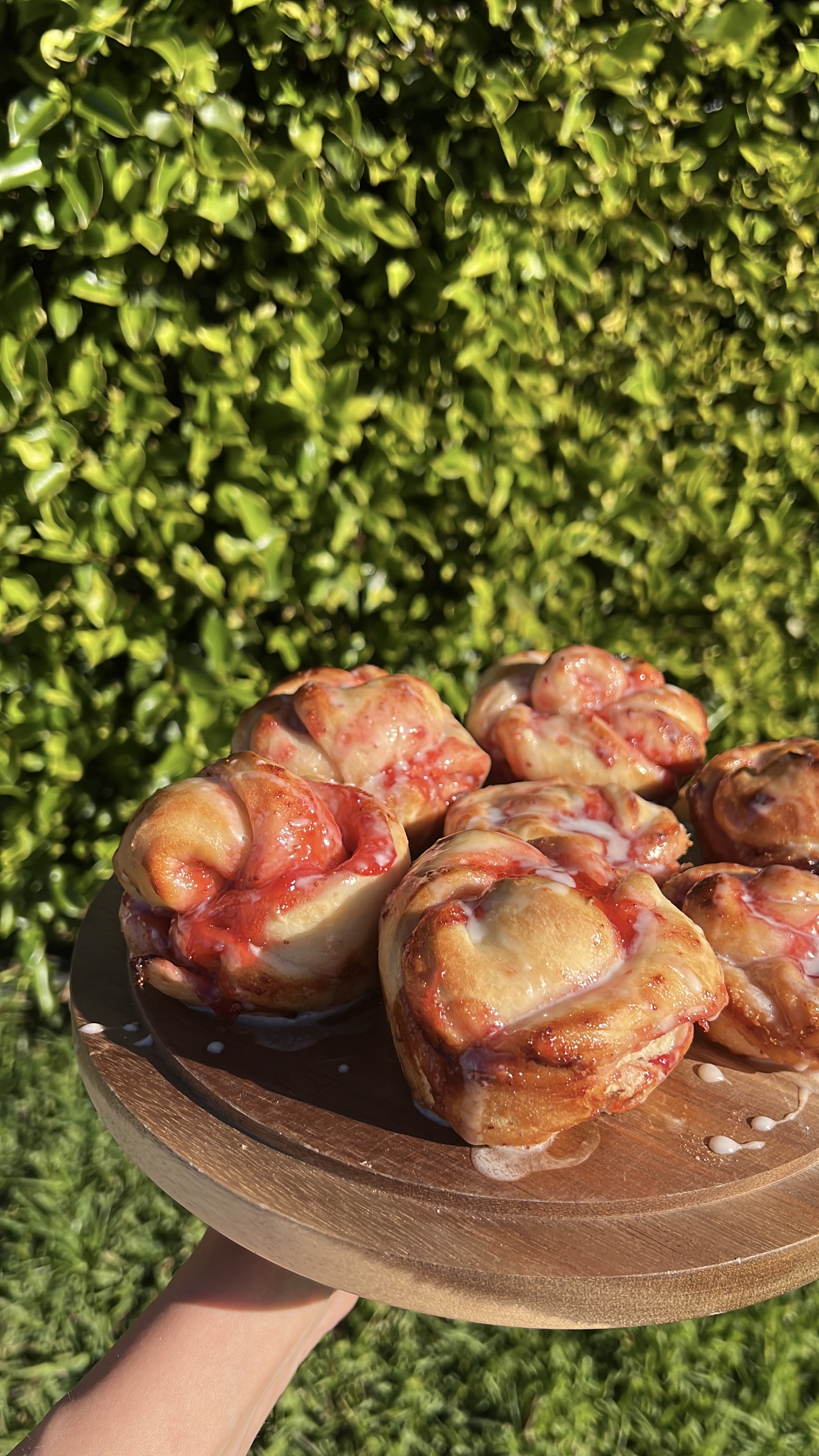 Sourdough Strawberries & Cream Twist Rolls (Soft, Bakery-Style Buns)